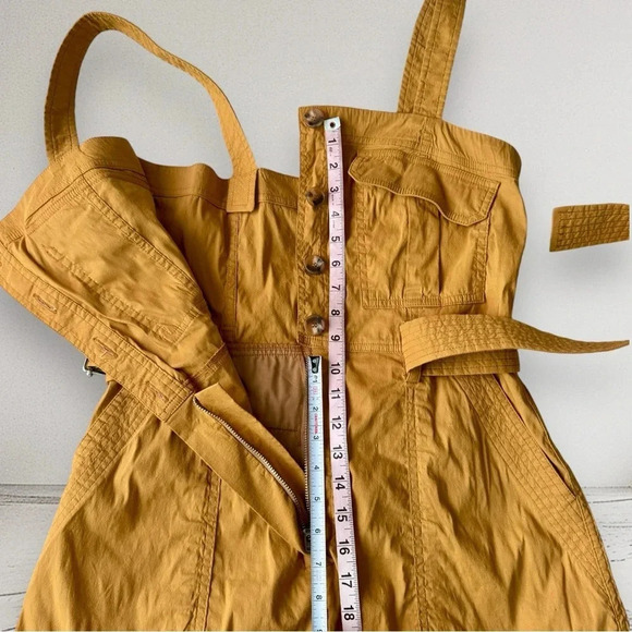 A.L.C. Gillian Romper in Goldenrod Size 8 - Picture 11 of 15
